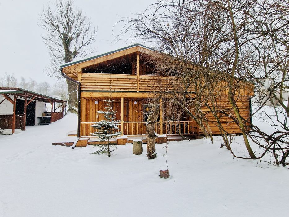 Weekend listopadowy!Domek drewniany 6-8 osób/ sauna/ staw/ grill