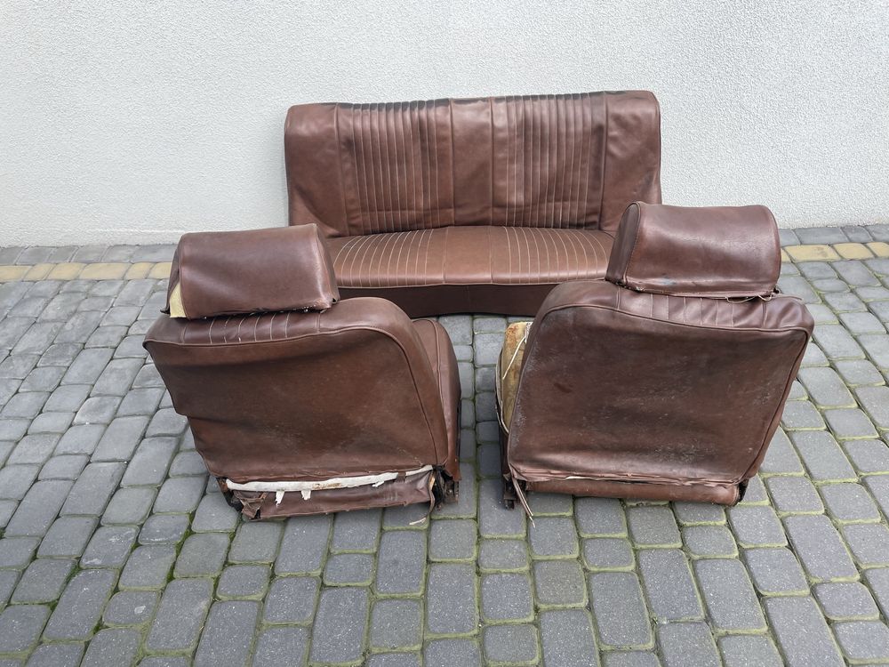 Komplet foteli fiat 125p ( kanapa fotele )
