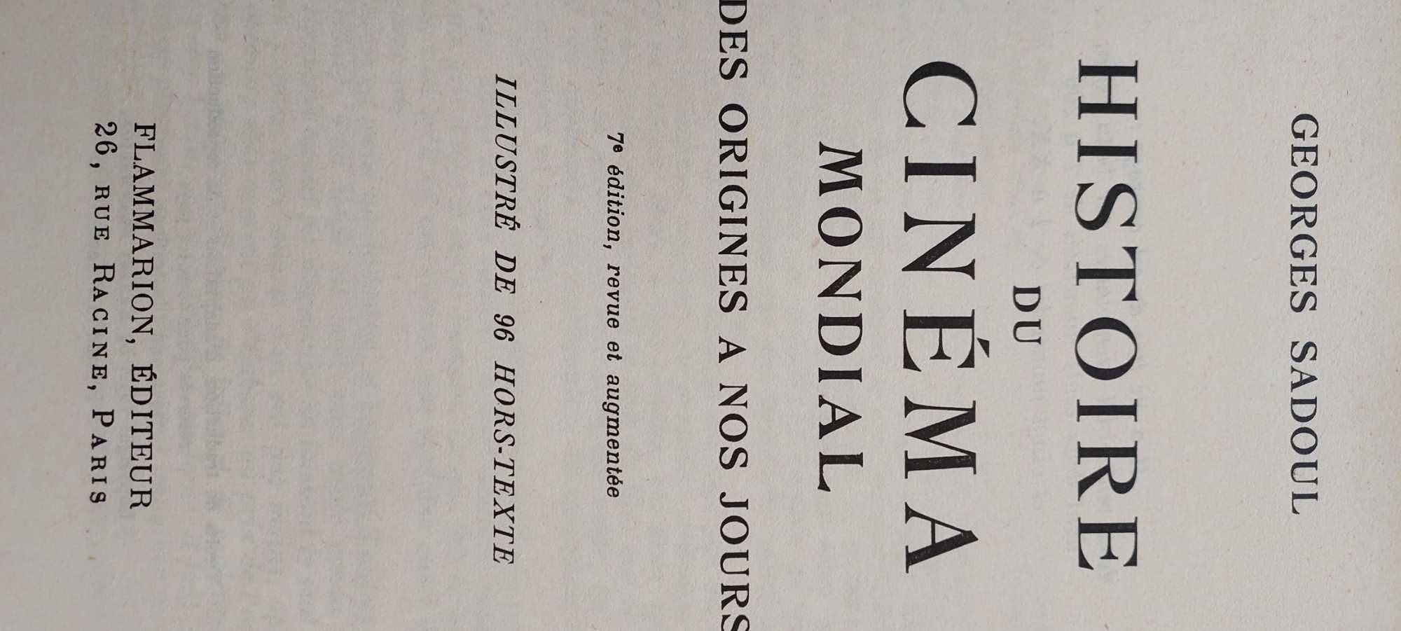 História Mundial do Cinema e História da Literatura Portuguesa