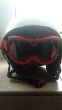 Kask narciarski BRENDA i gogle