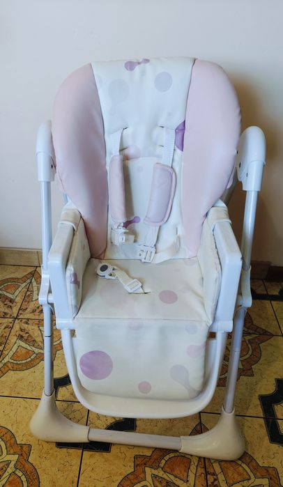 Kinderkraft Yummy, krzesełko do karmienia dzieci z tacą na żywność.