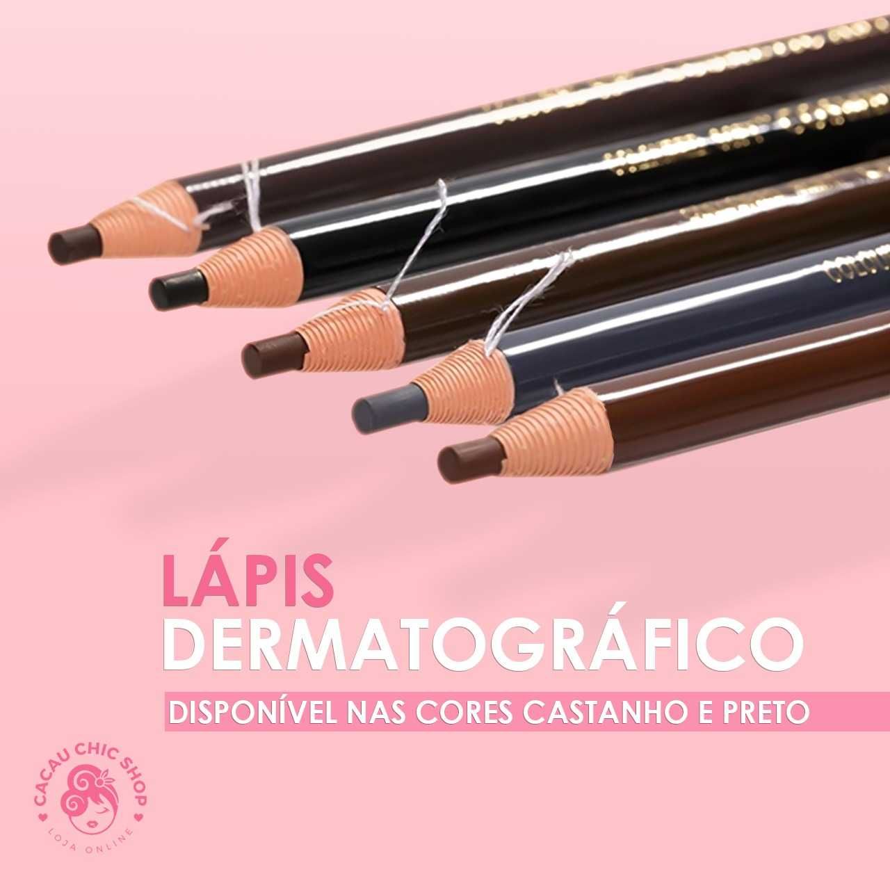 Lápis Dermatográfico Marcação Sobrancelhas Micropigmentaç Microblading