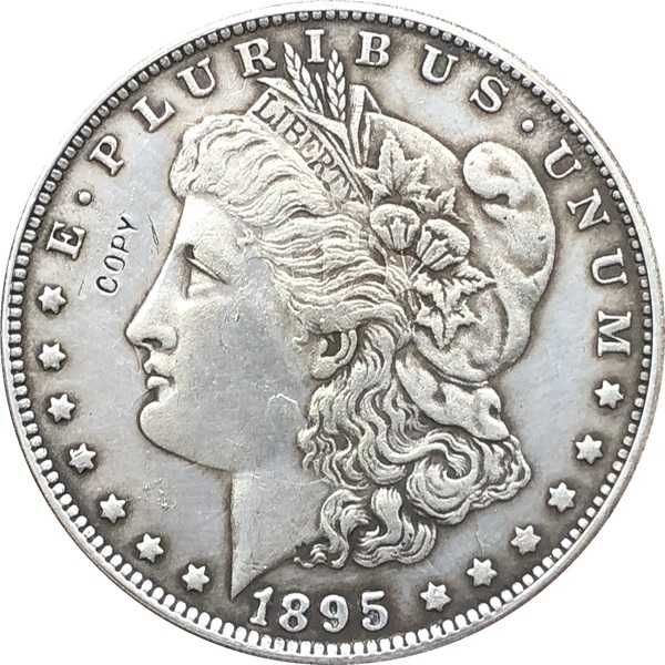 Сувенирная монета 1 Morgan Dollar 1895 S («Моргановский доллар»)