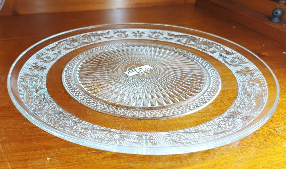 Tarteira Fruteira Prato Bolo Vidro Cristal