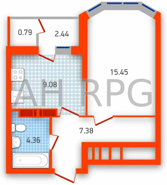 Ціна під ключ! Продається 1к квартира 39.5м² в ЖК Оберіг 2, Дарницький