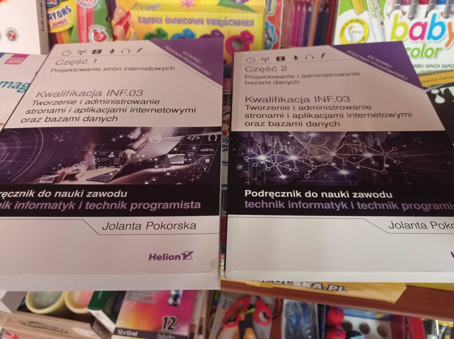 Kwalifikacja inf.03 część 1 i 2 nowe Pokorska projektowanie stron