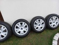 Felgi Ford Kuga II 235/55 R17 + Czujniki TPMS + oryginał kołpaki Ford
