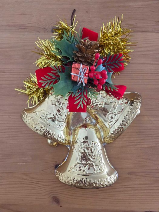 Adorno de Natal - sinos dourados