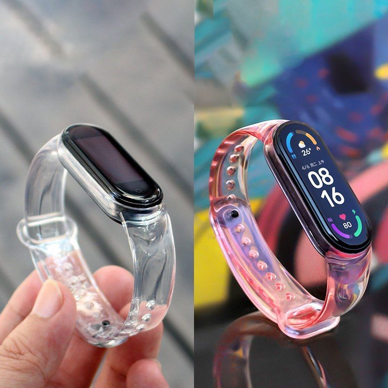 Silikonowa Opaska Pasek Do Xiaomi Mi Band 4 / 3 Czerwony