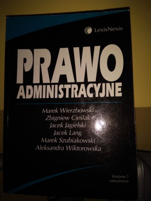 Prawo Administracyjne M.Wierzbowski, Zbigniew Cieślak i inni