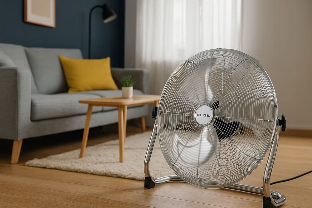 wentylator podłogowy domowy duży wiatrak mocny 200w cichy