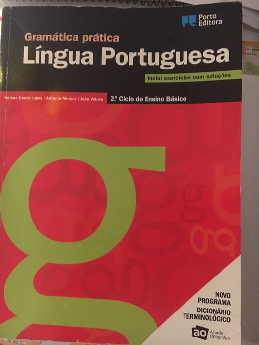 Gramática prática Língua Portuguesa 2 ciclo básico usada