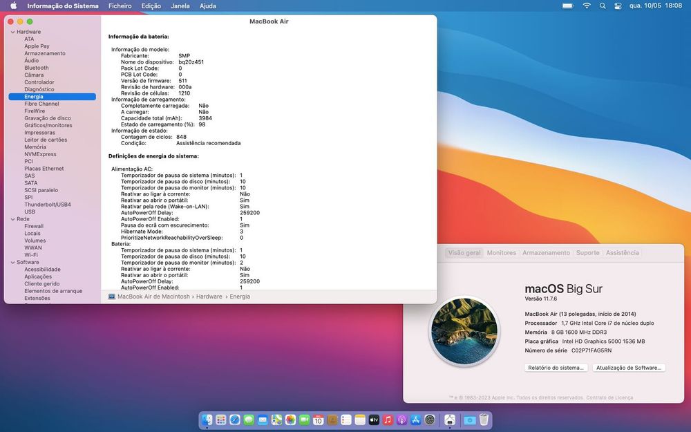 MacBook Air 13 2014 A1466 (i7 8GB Ram 128GB)