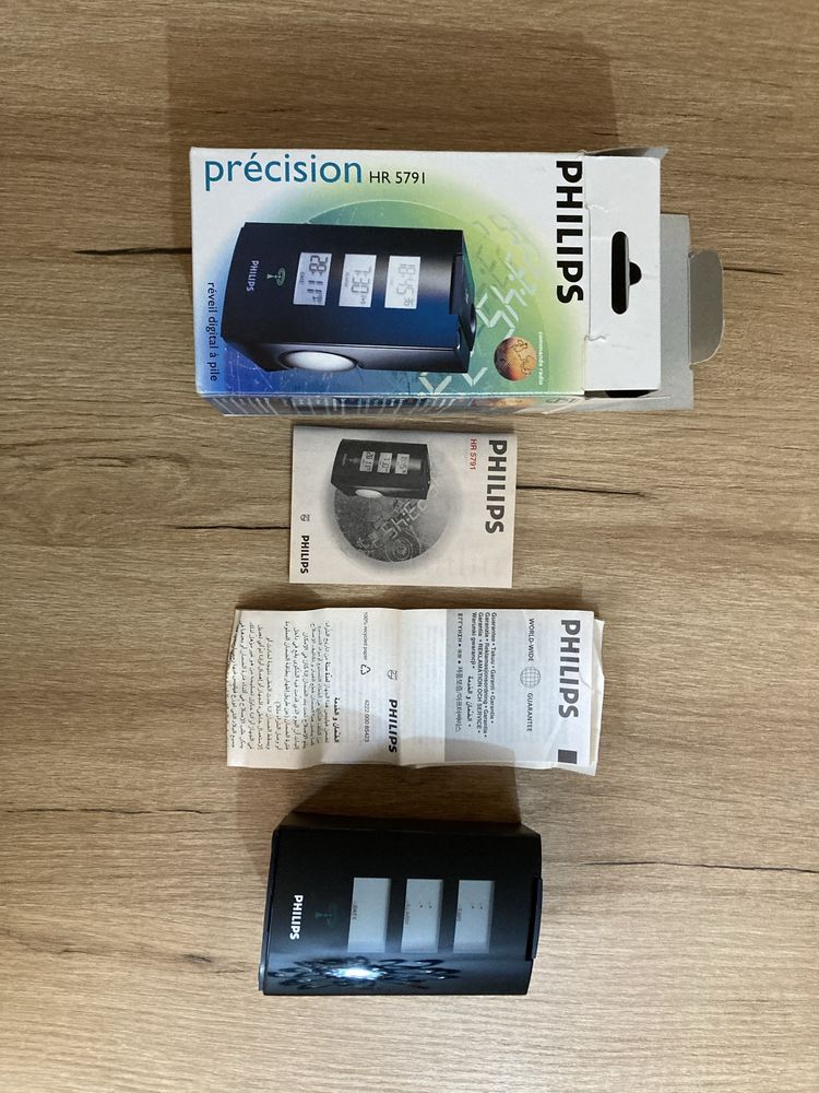 Philips zegarek,budzik i datownik