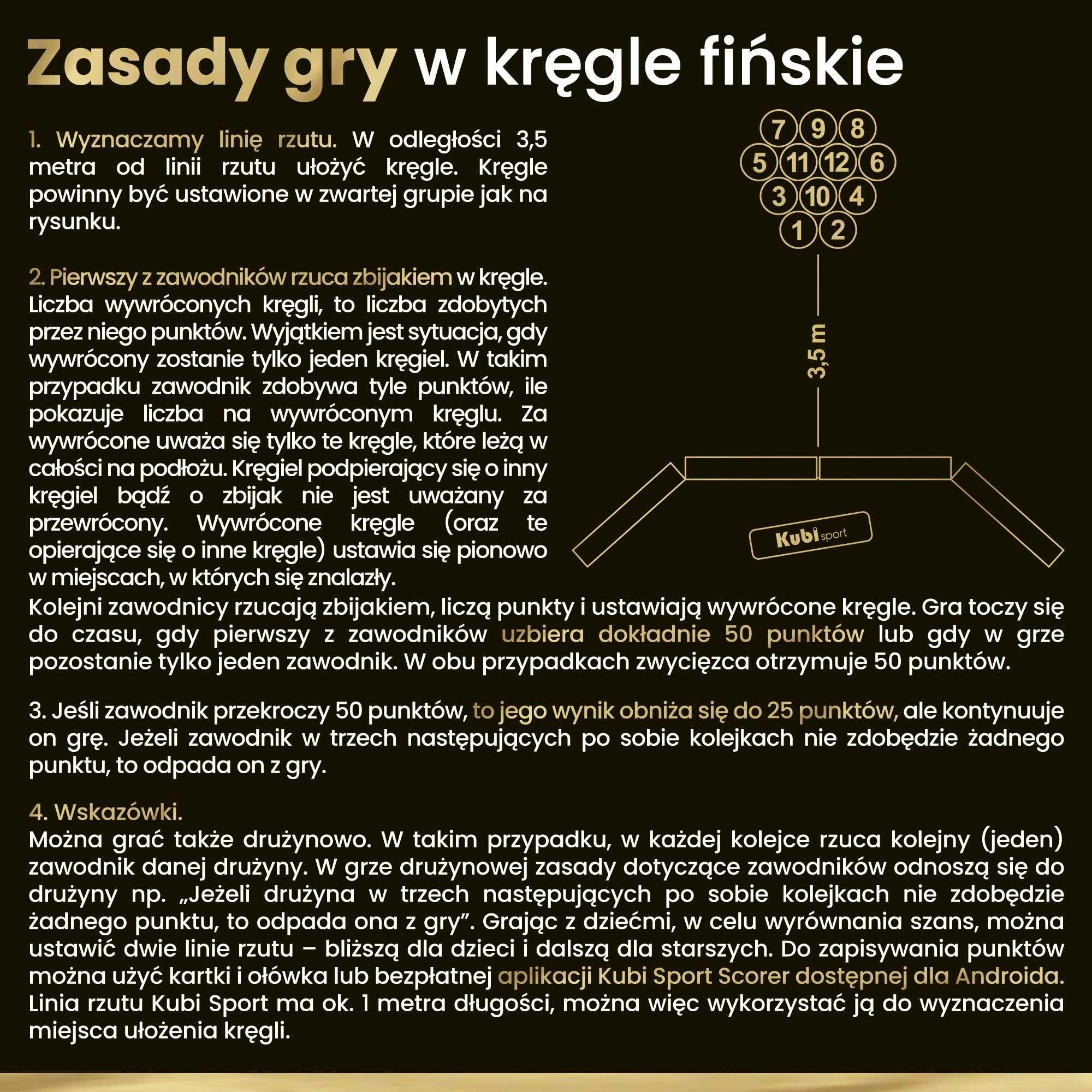 Kręgle fińskie - gra zręcznościowa w czarnym worku