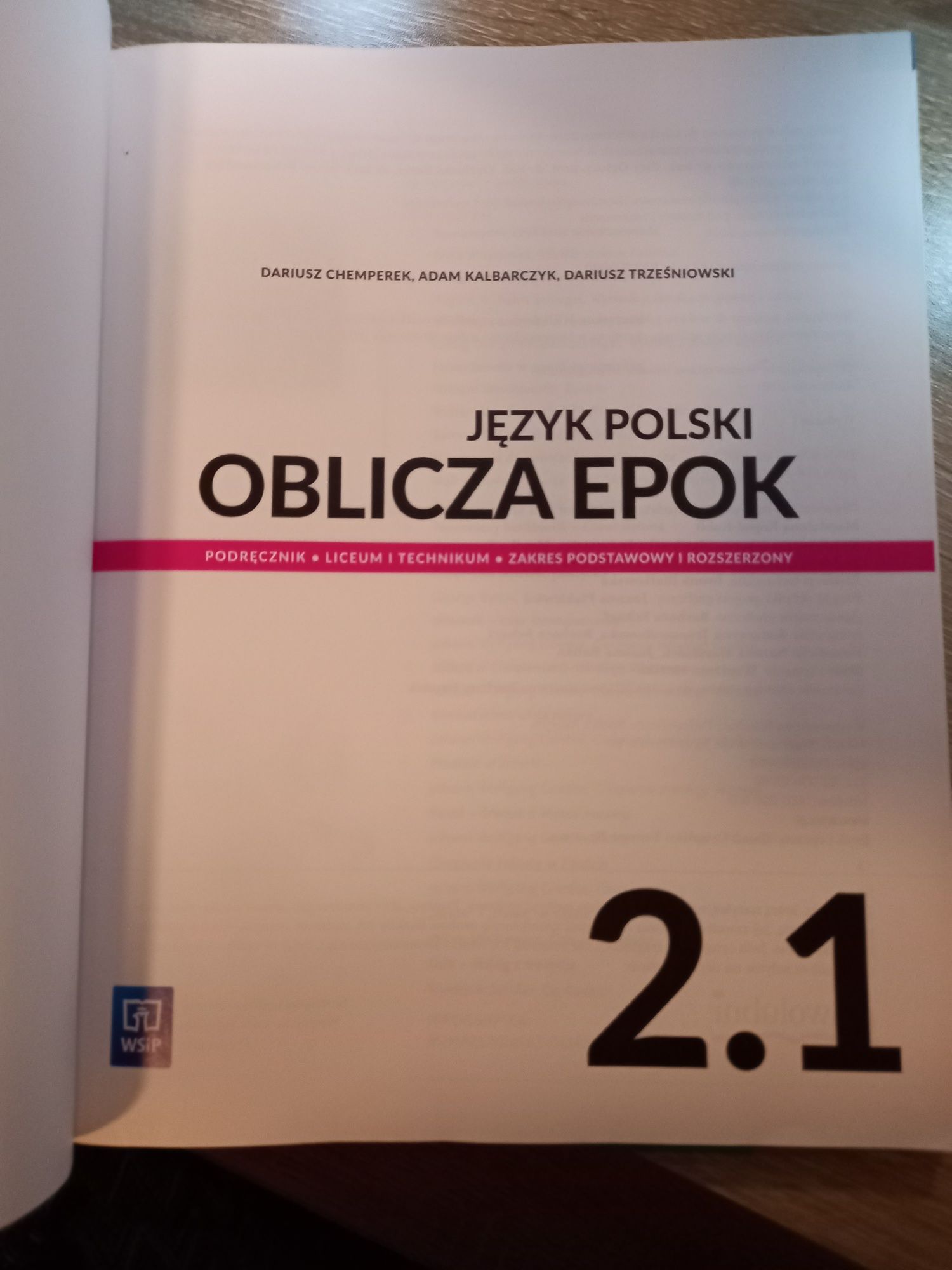 Książka Język Polski Oblicza Epok 2.1