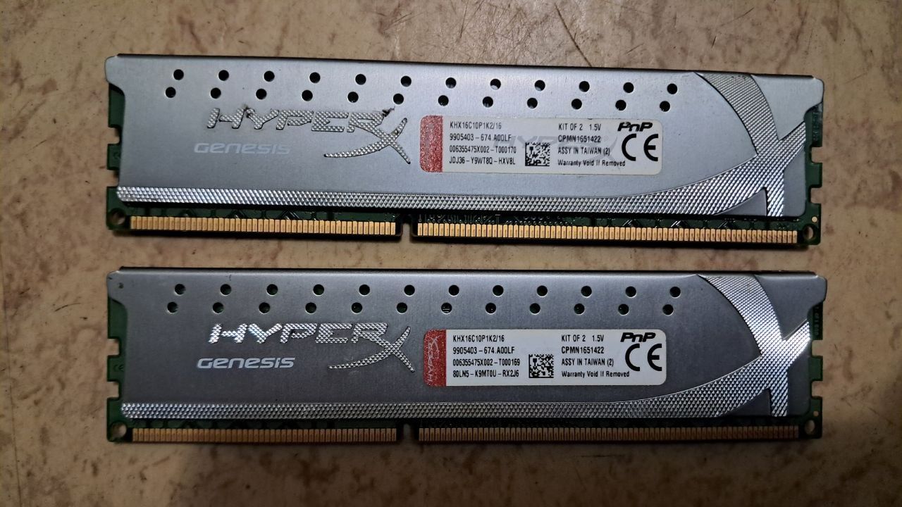 Комплект оперативної пам'яті HyperX 16 GB