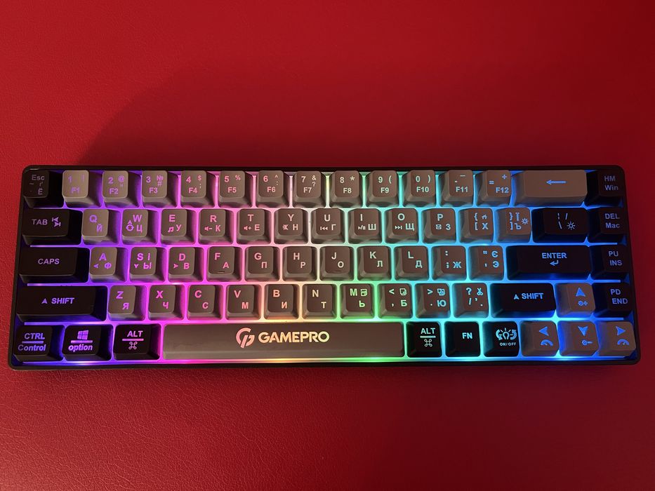 Безпровідна клавіатура з підсвіткою Gamepro