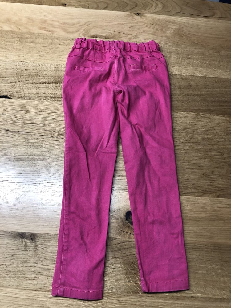 Spodnie różowe rurki Pepco 110cm
