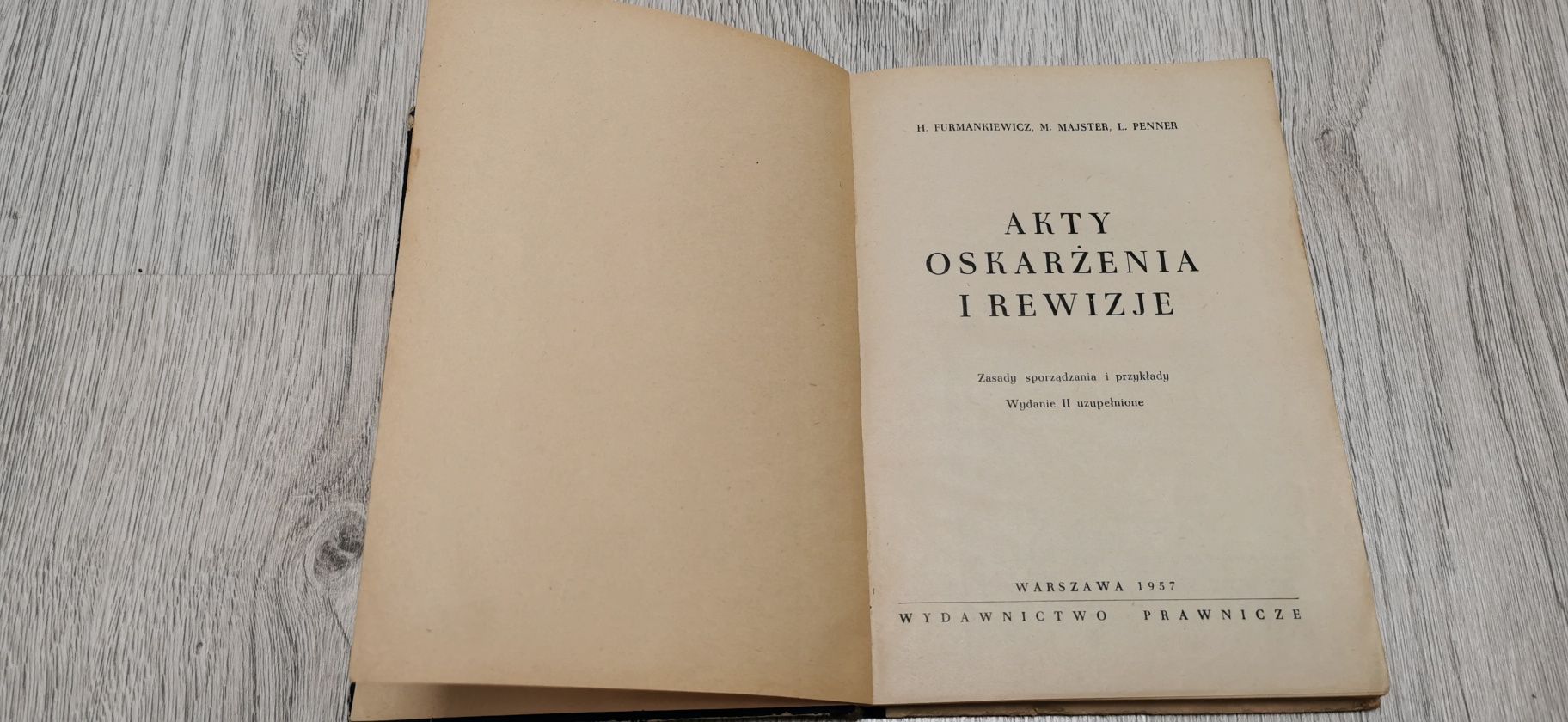 Akty oskarżenia i rewizje H.Furmankiewicz
1957r