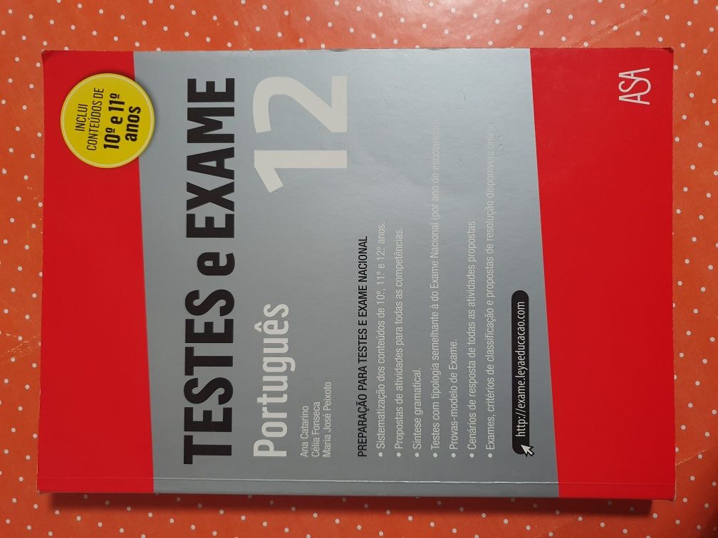 Livros de apoio ao estudo para exame de Português 12o ano