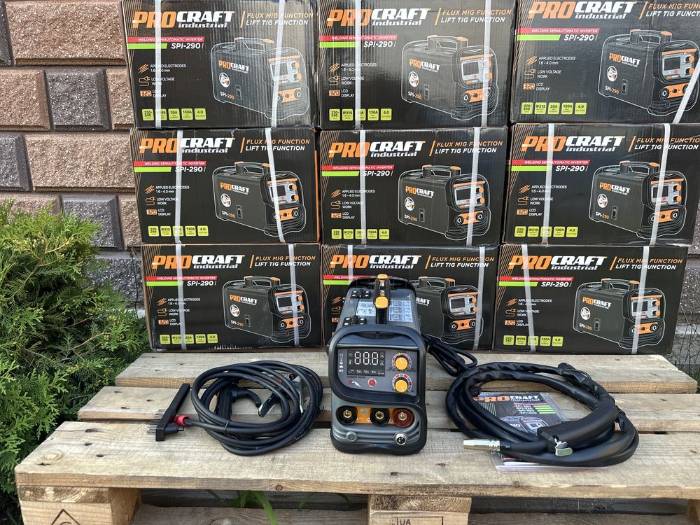 Сварочний полуавтомат Procraft Industrial Spi 290 + 1кг флюс проволки