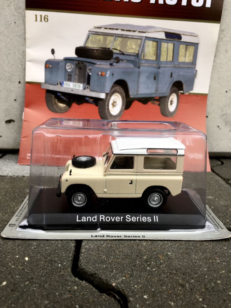 Kolekcjonerski model LAND ROVER II-zabytek,model,auta PRL,kolekcja