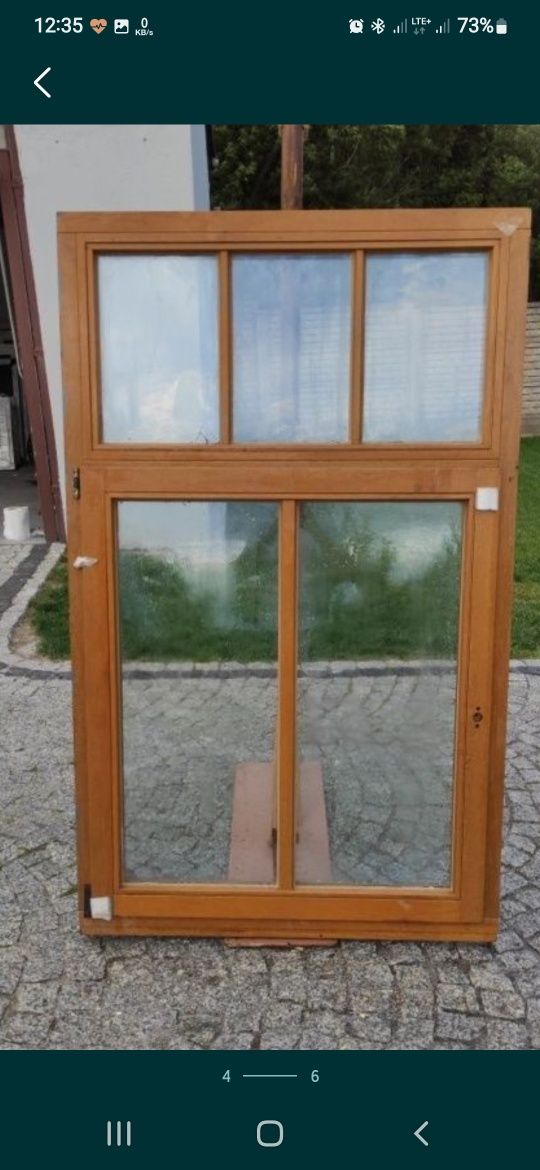 Okno drewniane nowe (jak pcv) 107x173 duży wybór