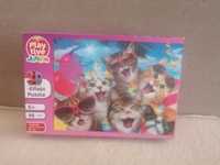 Puzzle Playtive 3D dla dzieci kotki