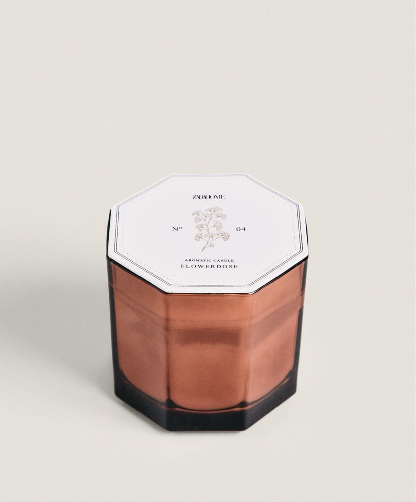 (500 G) Vela Aromática FLOWERDOSE Zara Home NOVO