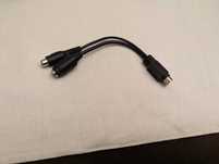 Kabel analogowy Audio Video adapter przejściówka S-Video 6 pin
