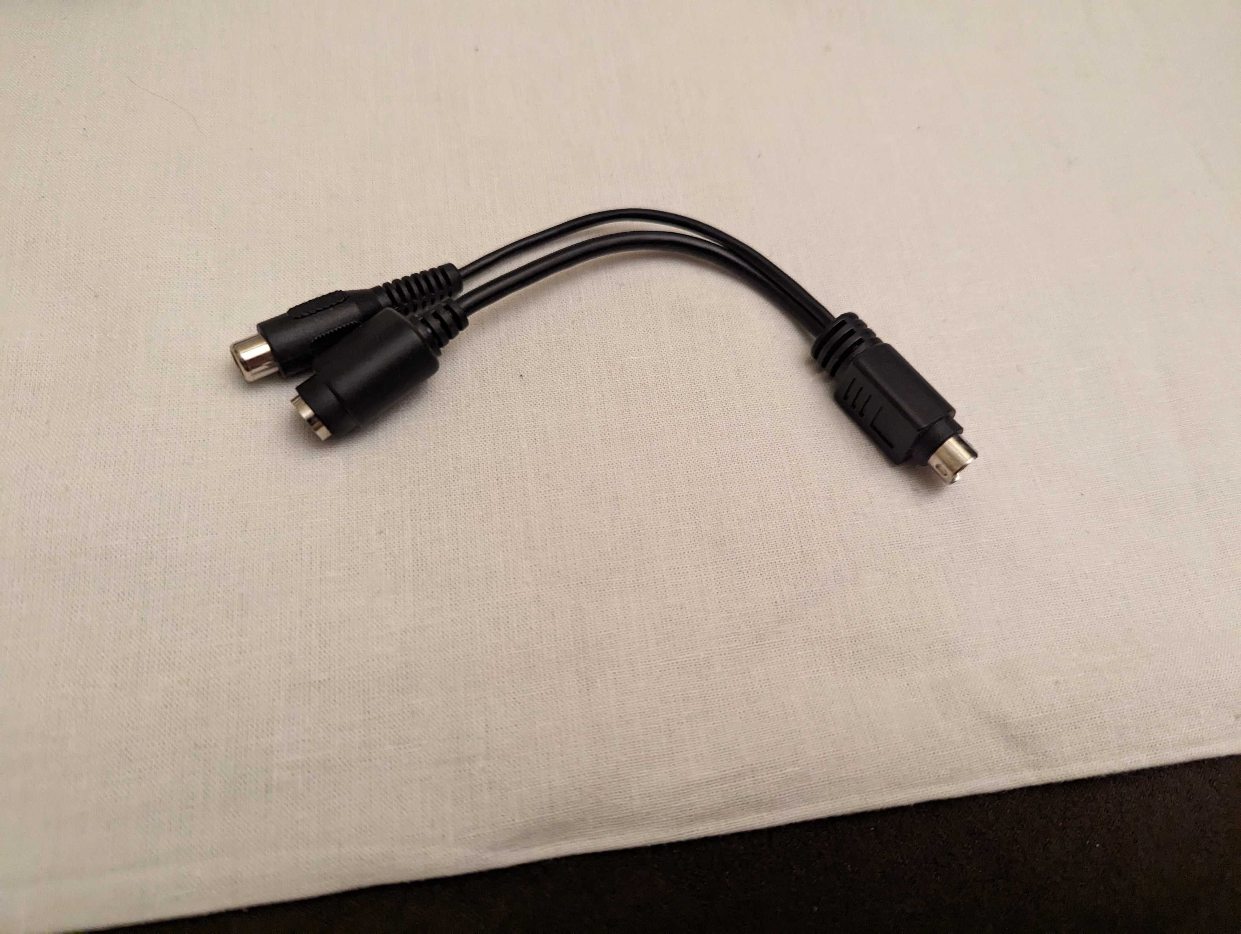 Kabel analogowy Audio Video adapter przejściówka S-Video 6 pin