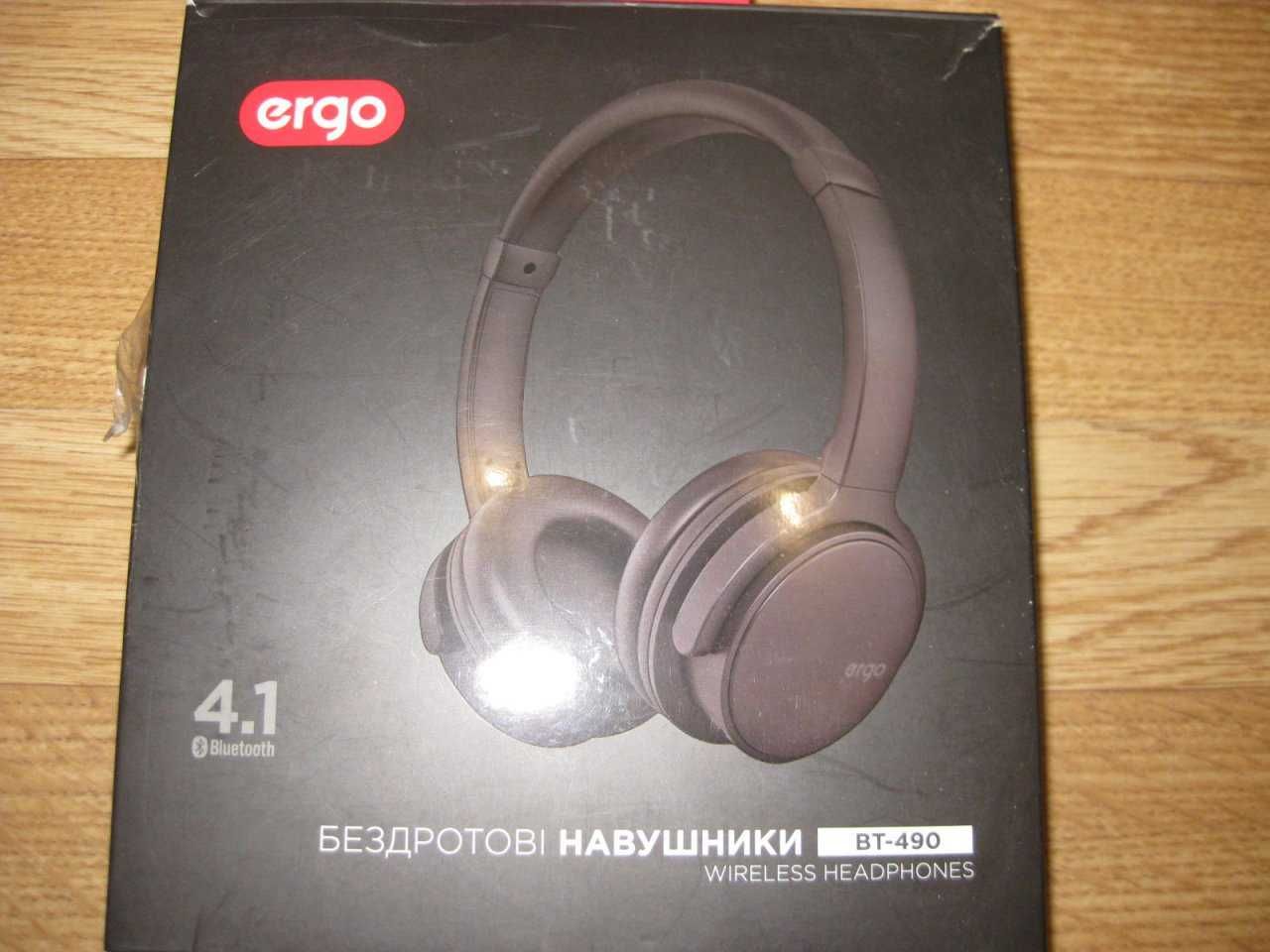 Наушники Bluetooth-гарнитура Ergo BT-490 Black