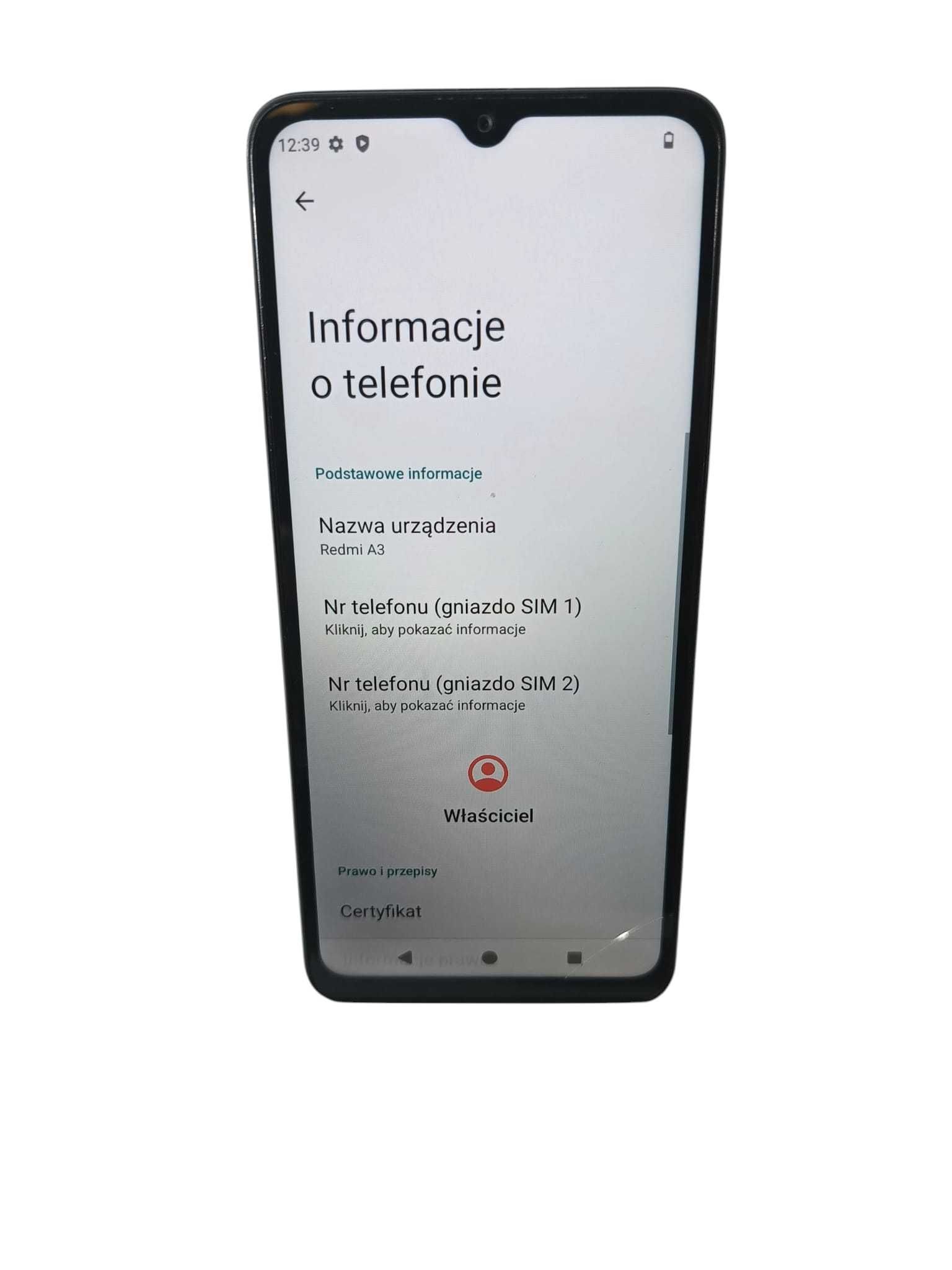 Smartfon  Redmi A3 3/64GB