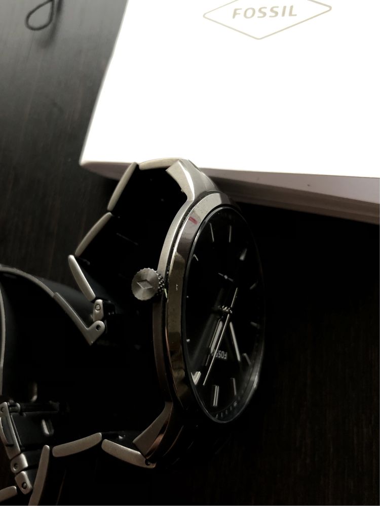 Fossil Minimalist fs 5459 stainless stell watch аналоговые часы