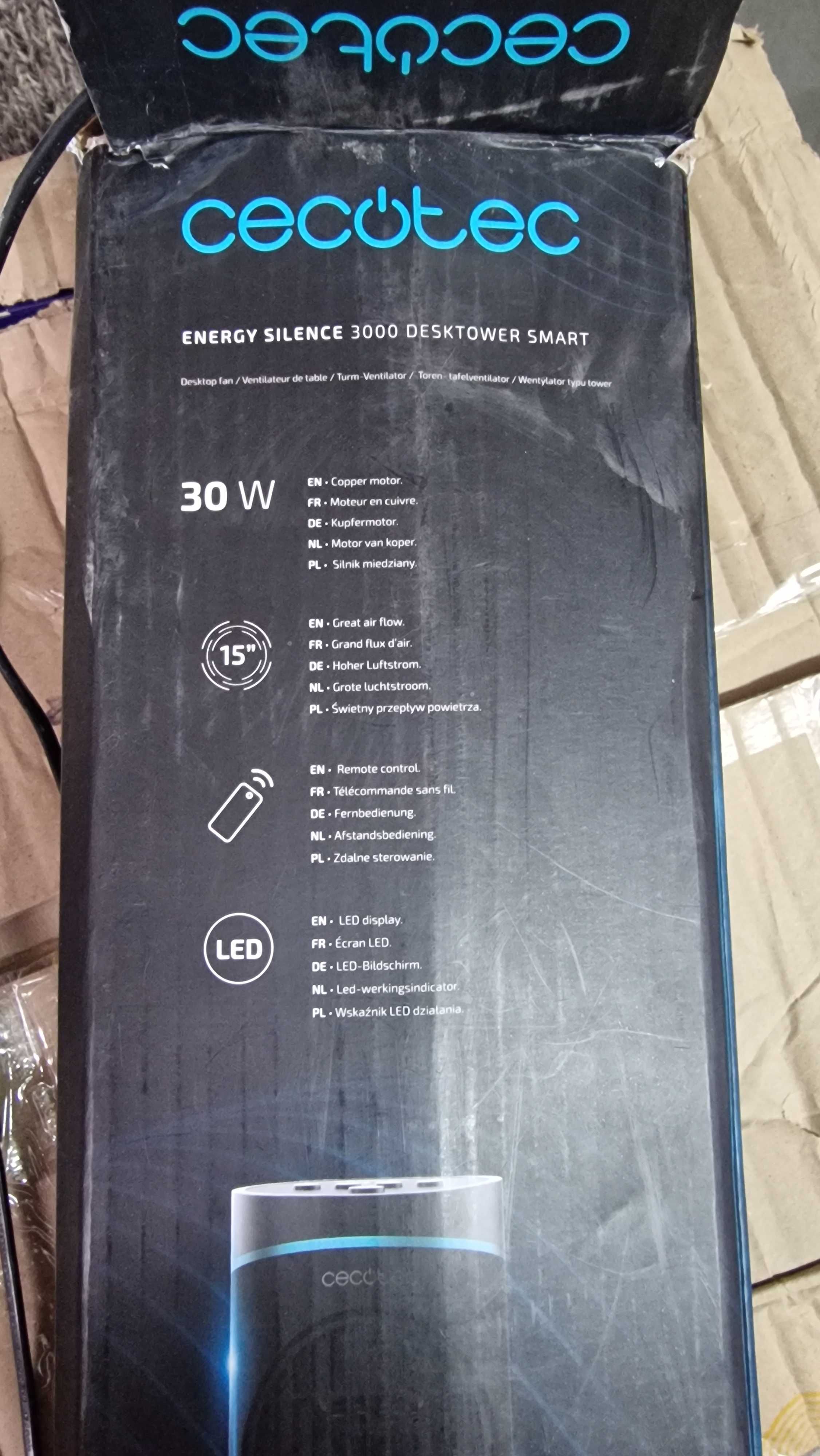 Вентилятор кондиционер портативный Cecotec EnergySilence 3000 DeskTowe
