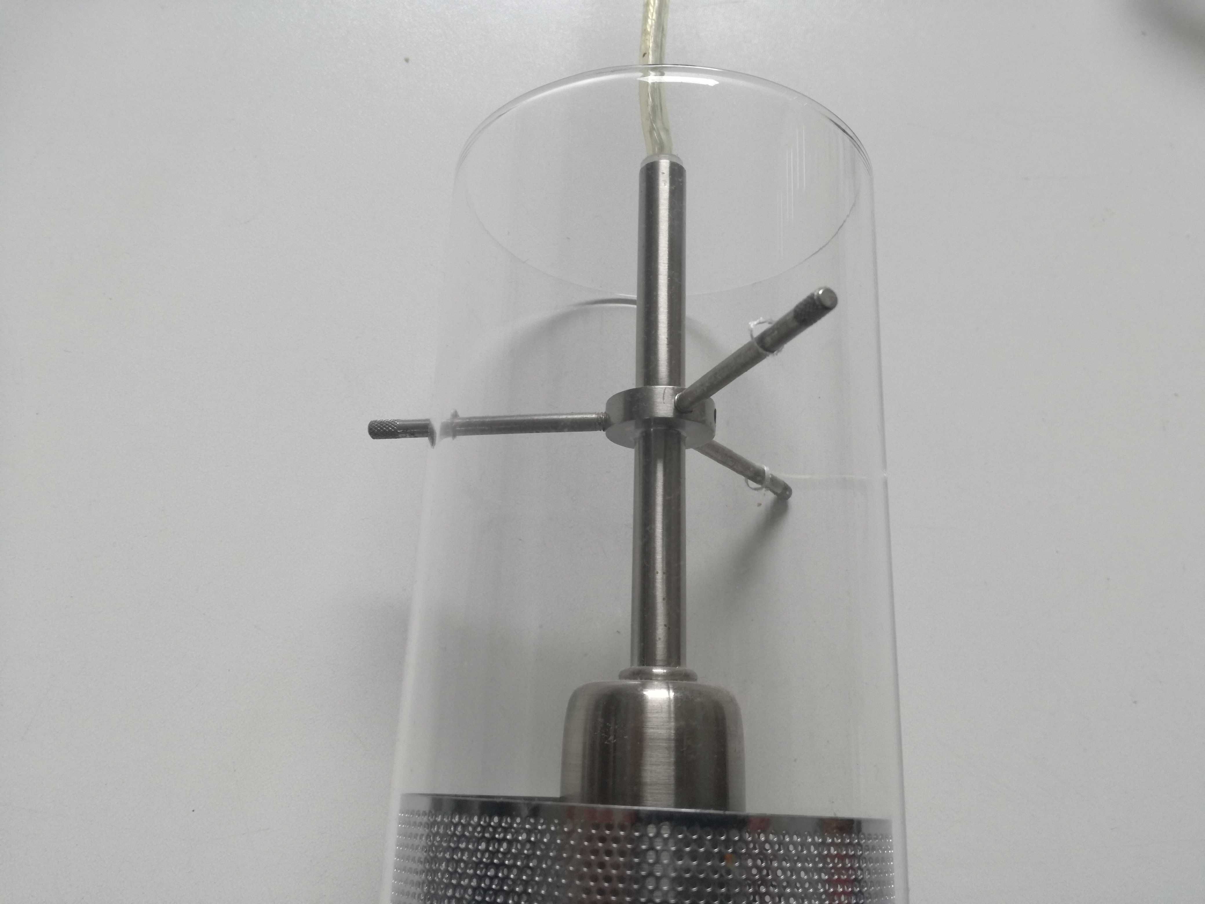 Lampy punktowe wiszące Sigma szkło metal 2 szt
