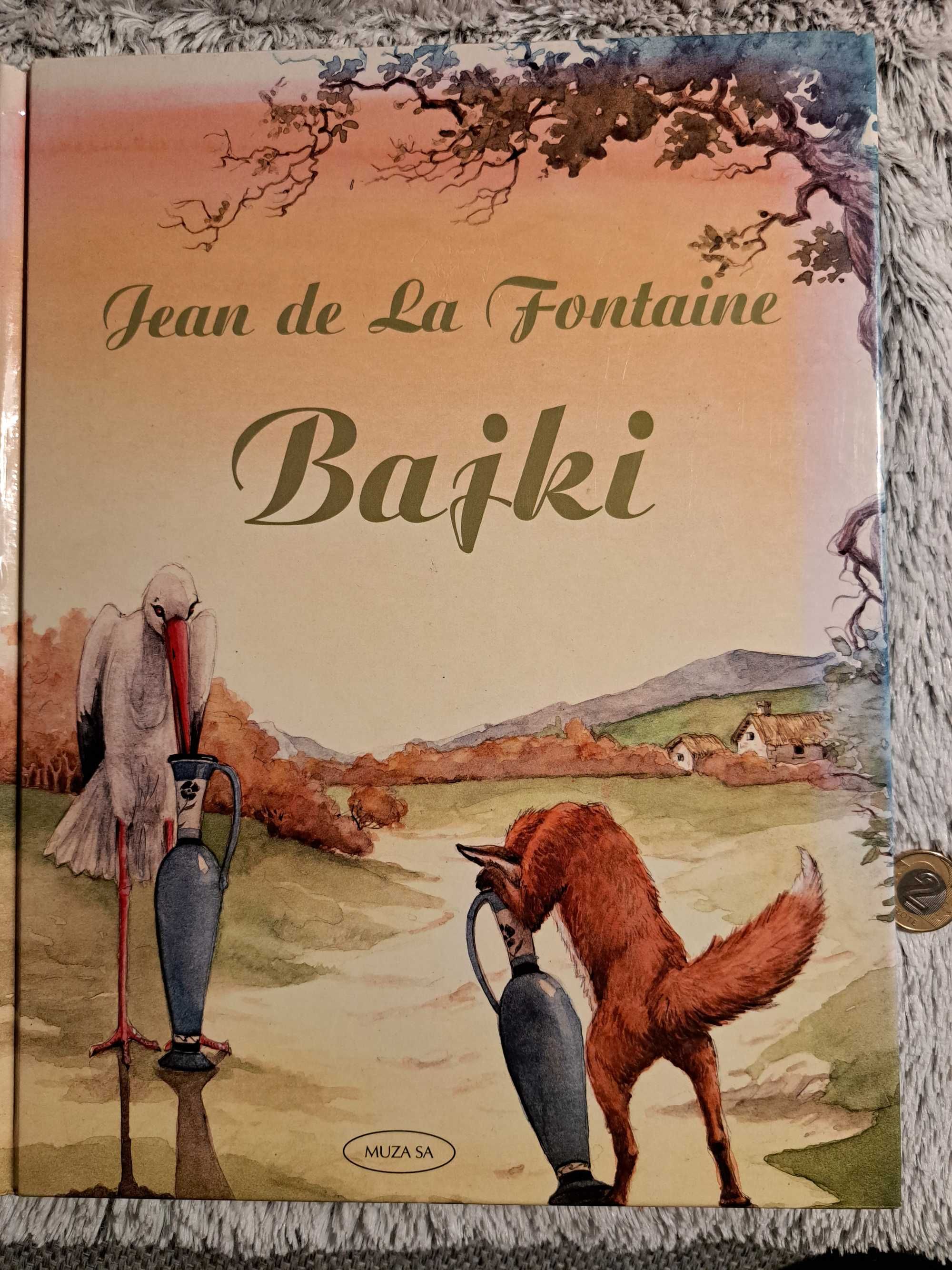 " Bajki " Jean de La Fontaine  wyd. Muza