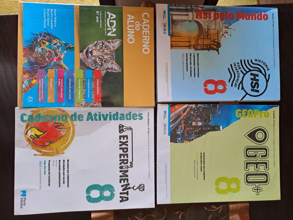 Livros de fichas 8. Ano e 9. Ano