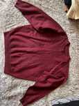 Sweter burgundowy