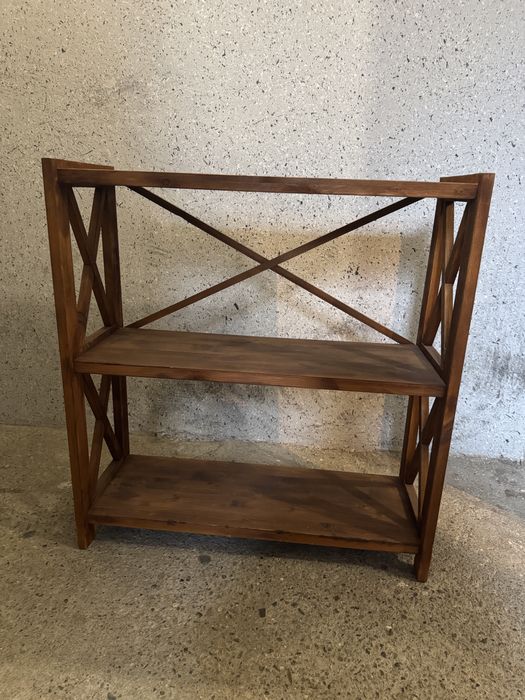 Regały loftowe drewniane 2 sztuki