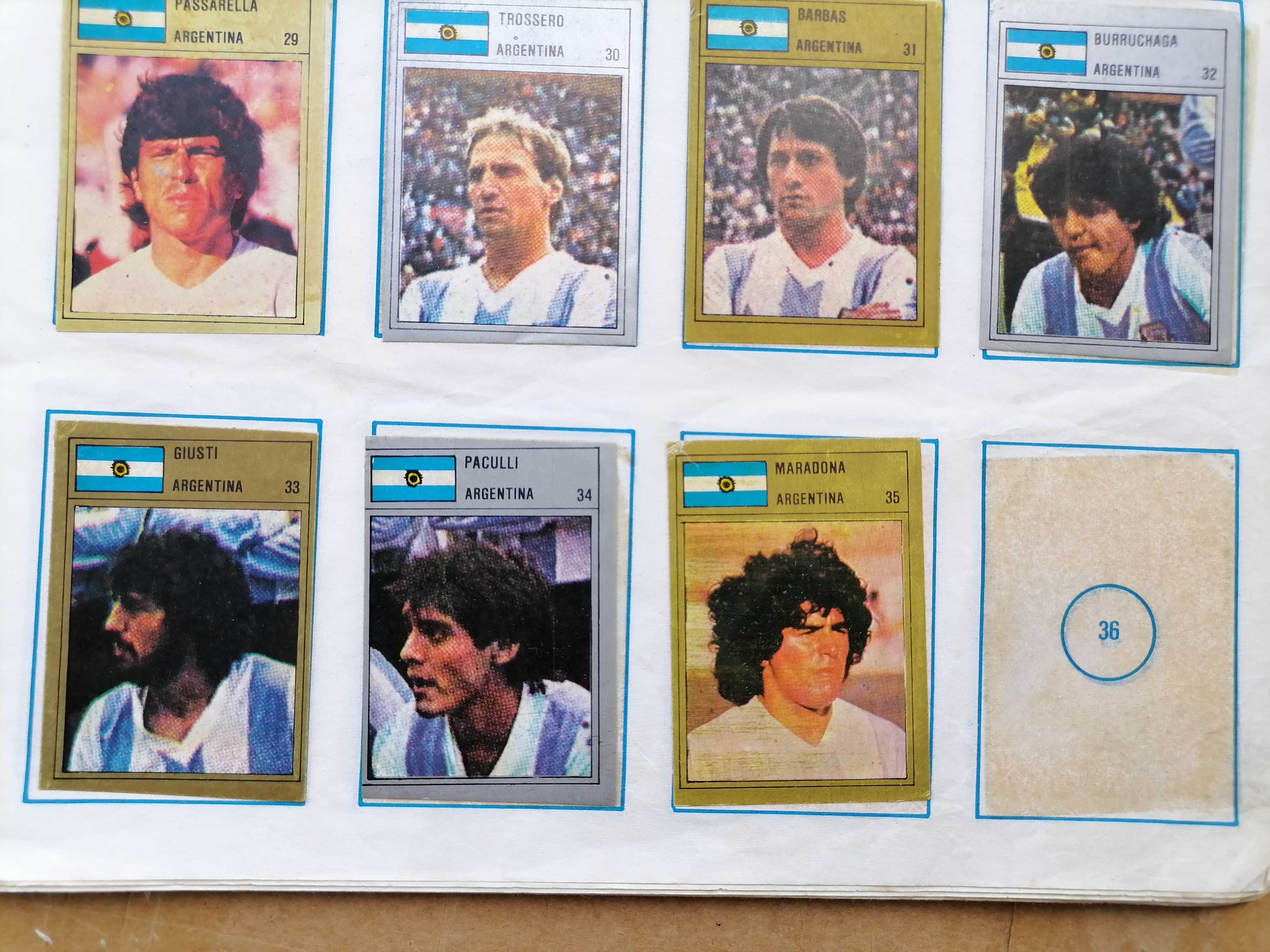 Caderneta Cromos MÉXICO 86 c/Cromo Maradona Edição Manil