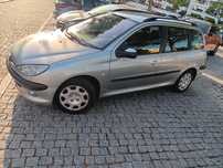 Peugeot 206 SW cinza prata