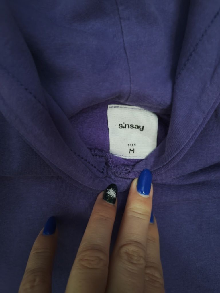 Fioletowa bluza Sinsay M
