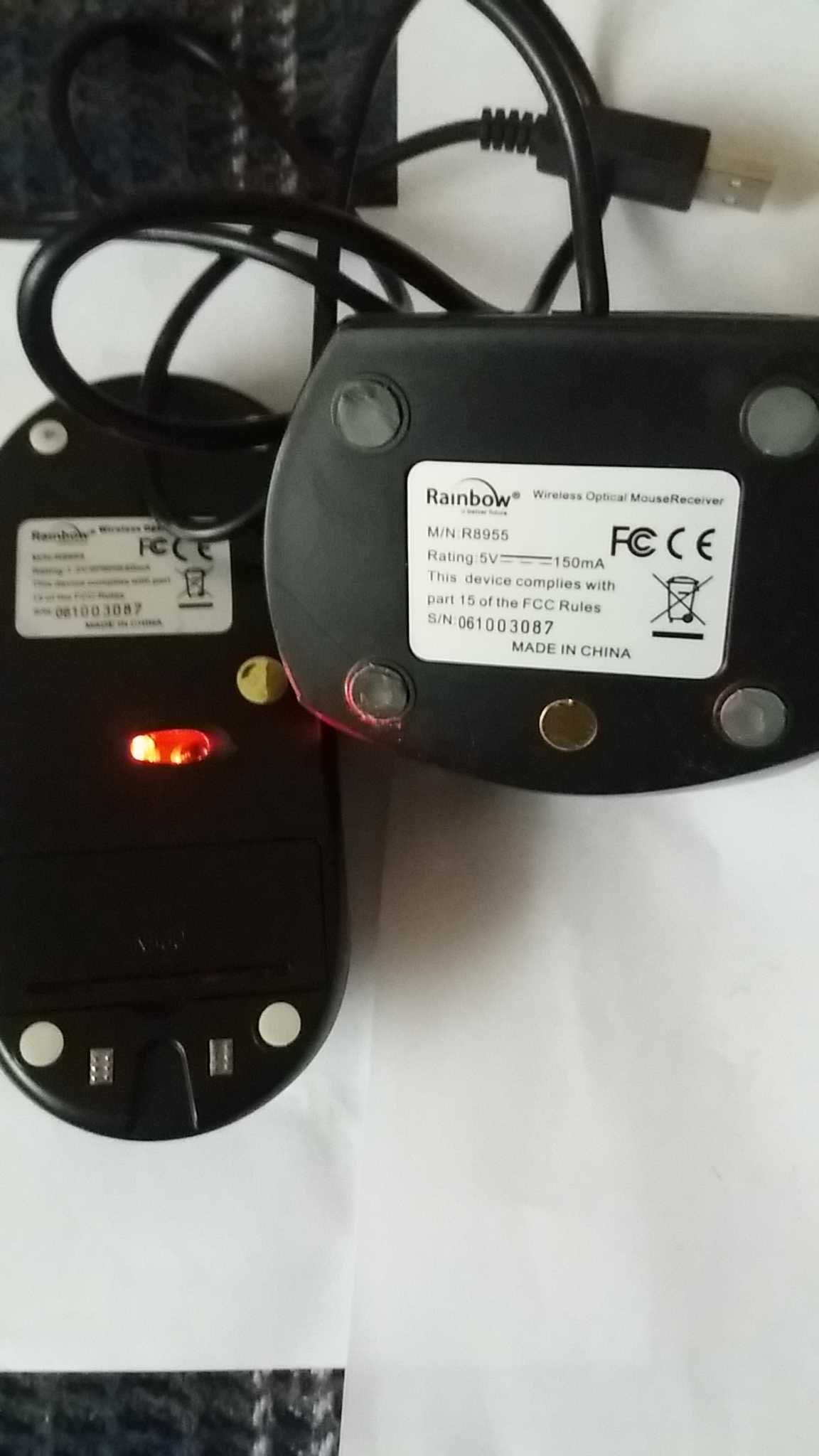 Myszka bezprzewodowa Rainbow R8955