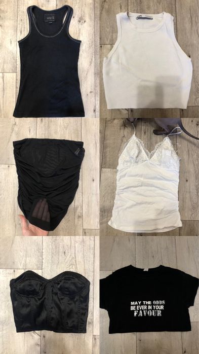 Топ y2k , джинси, сукня