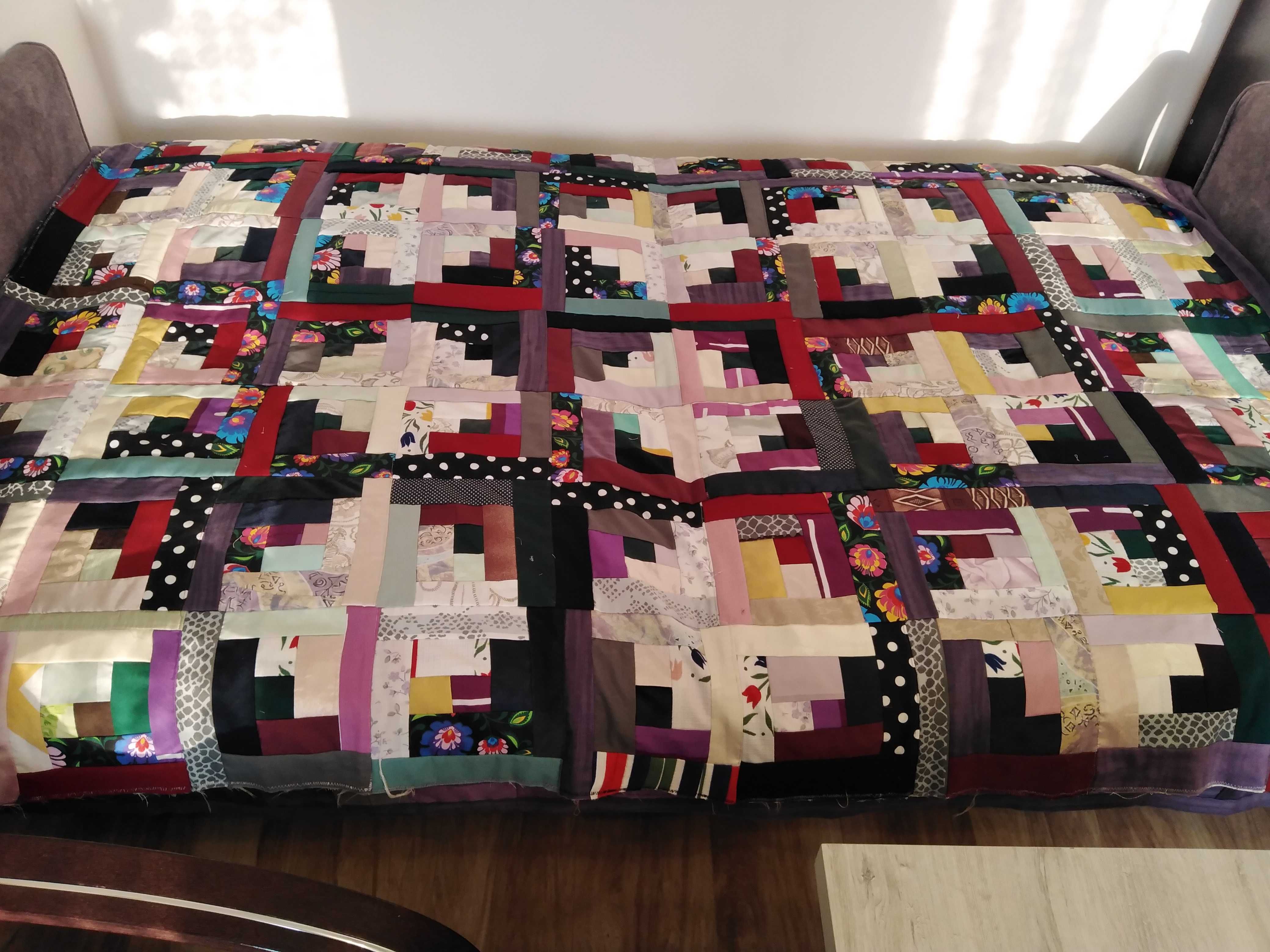 Narzuta na łóżko patchwork