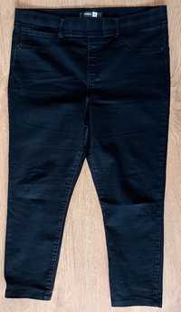 Spodnie damskie dżinsy czarne rozmiar 46 (18) stan bardzo dobry rozcią