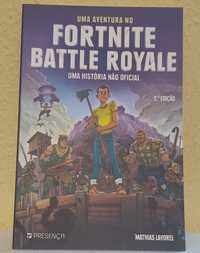 Livro de ficção"Uma Aventura no Fortnite Battle Royale".