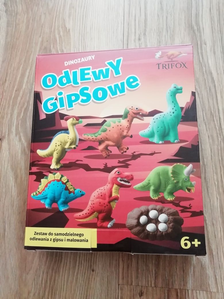 Odlewy gipsowe Dinozaury